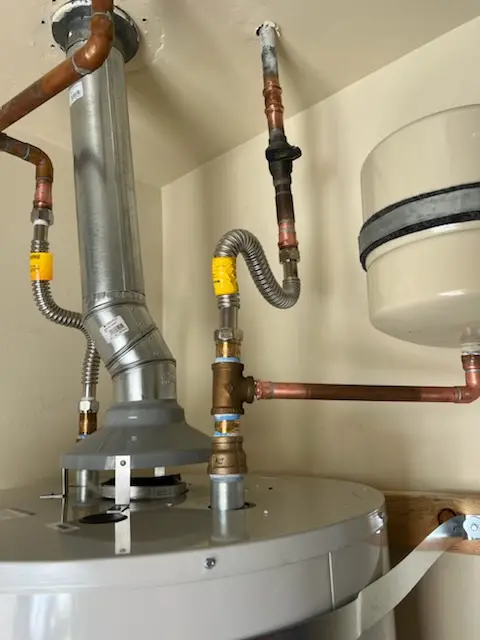 Water heater installation and plumbing repair in Friends View